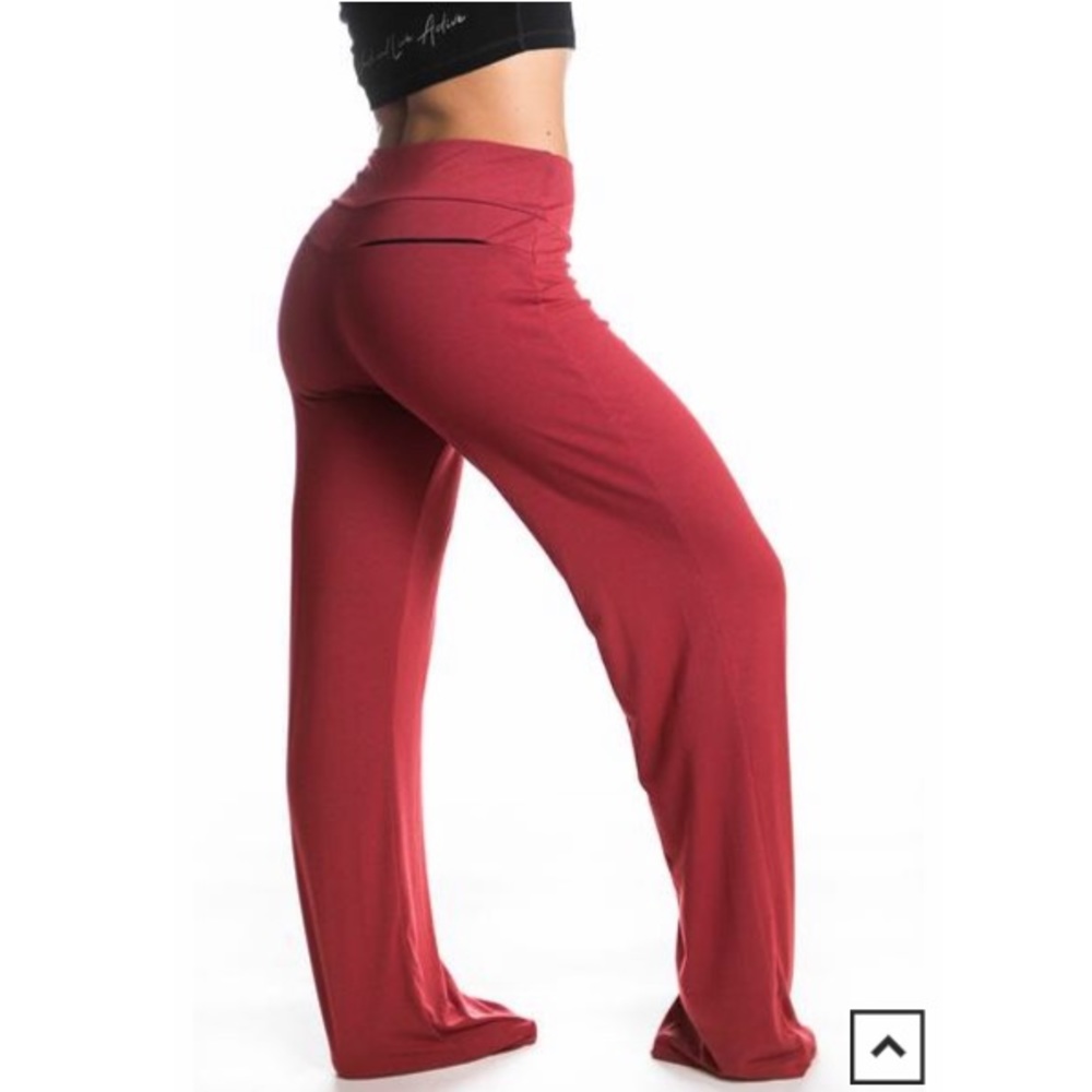 ptula red lounge pants